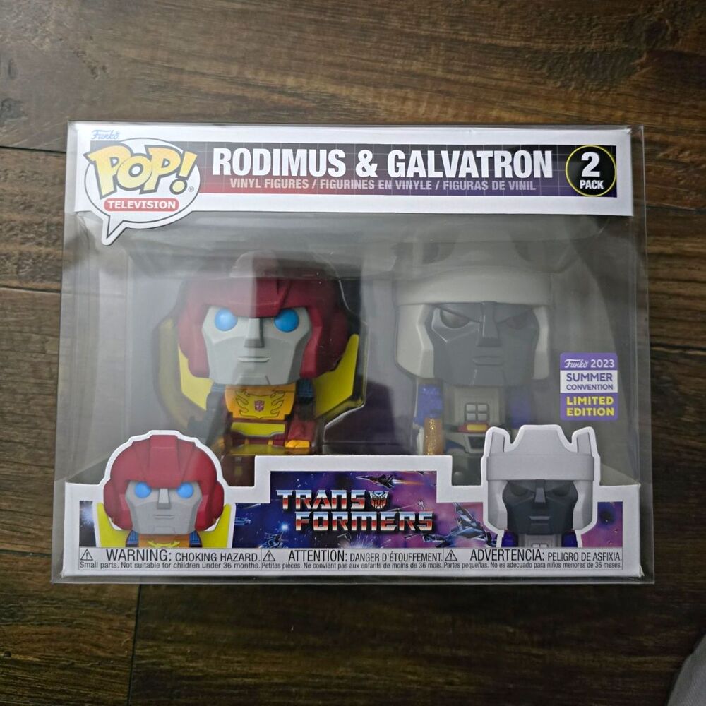 Funko Pop! Television Transformers Rodimus & Galvatron 2-Pack Exclusive LE